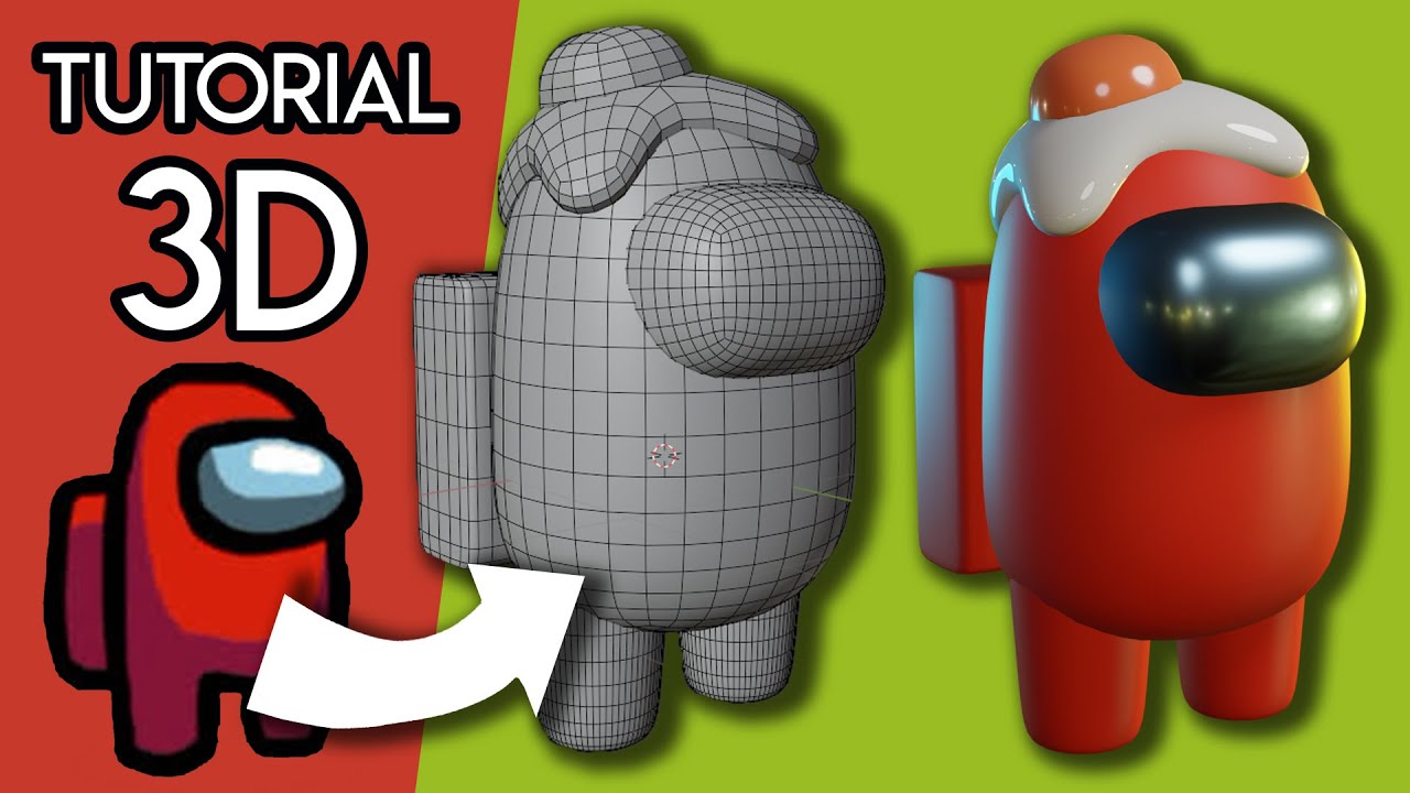🚀 C&oacute;mo Modelar PERSONAJE 3D en 10 MINUTOS PASO a PASO - ⭐️TUTORIAL BLENDER⭐️