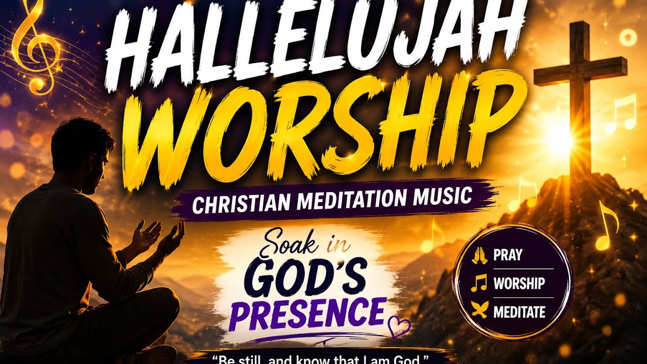 HALLELUJAH – 1 Hour of Peaceful Christian Meditation Worship Music | Soaking in God’s Presence