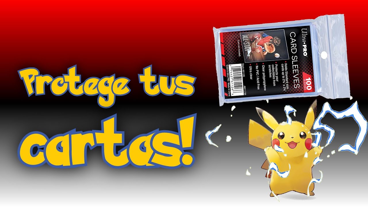 CARTAS POKEMON- como proteger tus cartas - Amosok -