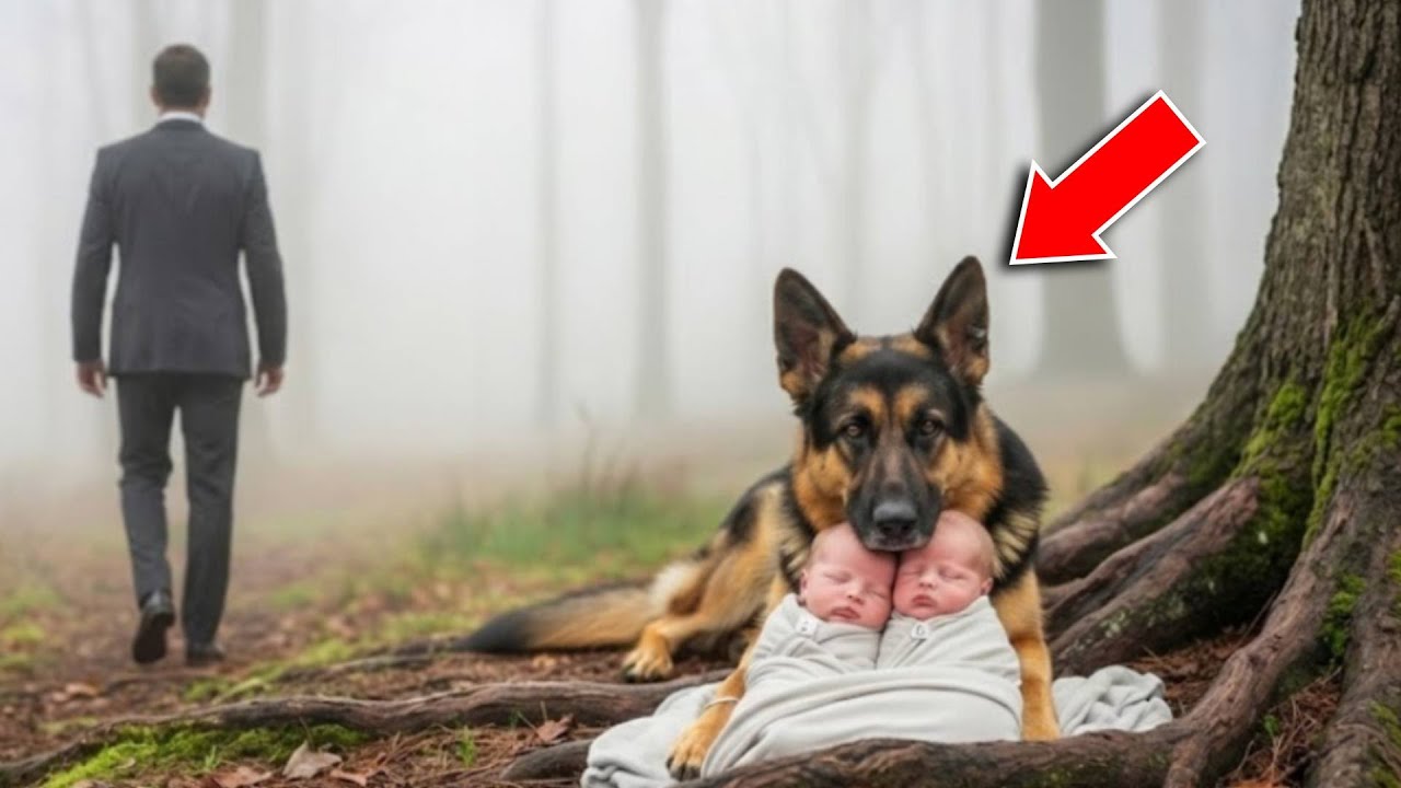 Reicher Mann setzt Zwillinge im Wald aus – doch der Schäferhund sieht alles und handelt mutig!