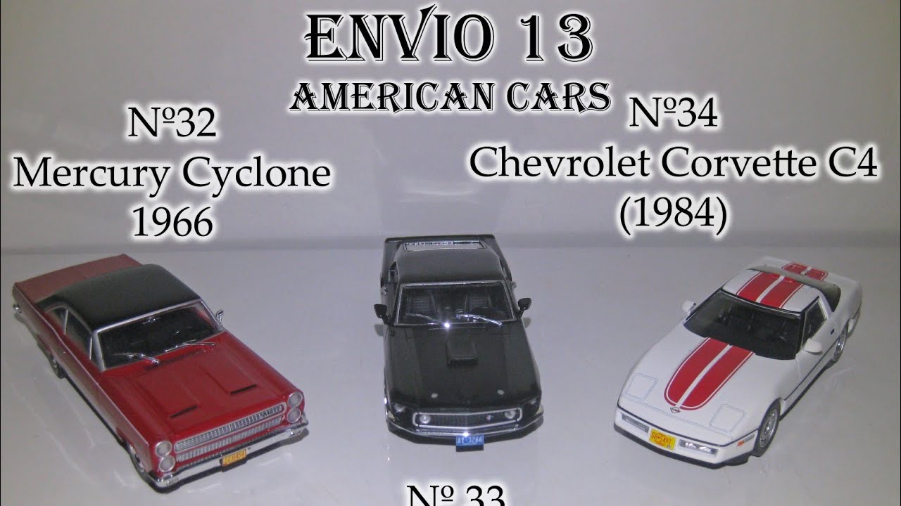 ENVIO 13 American Cars - Nº 32 ,33 y 34 - Altaya - 1/43
