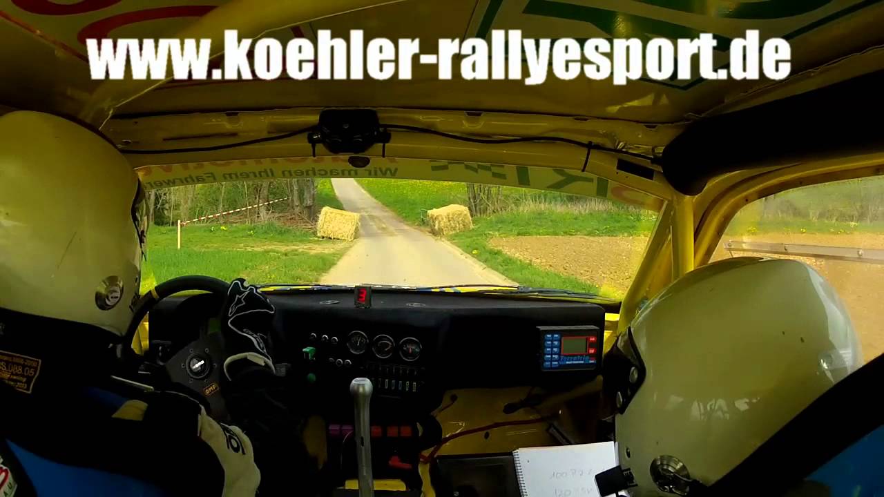 Ostalbrallye 2014 Inbord WP 1 Köhler Rallyesport