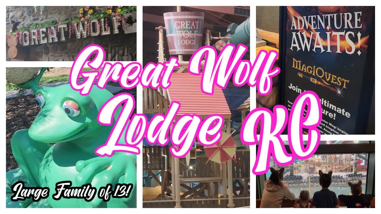 Great Wolf Lodge in Kansas City/Indoor Water Park & Room Tour/Family of 13 Adventures/3Day Vaca Vlog