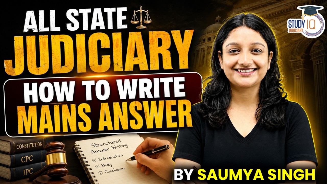 HOW TO WRITE MAINS ANSWER IN JUDICIARY EXAMS 2026 | STRATEGY TO WRITE BEST ANSWER