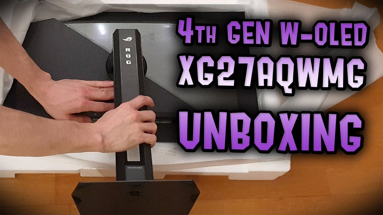 4th Gen W-OLED XG27AQWMG - Unboxing