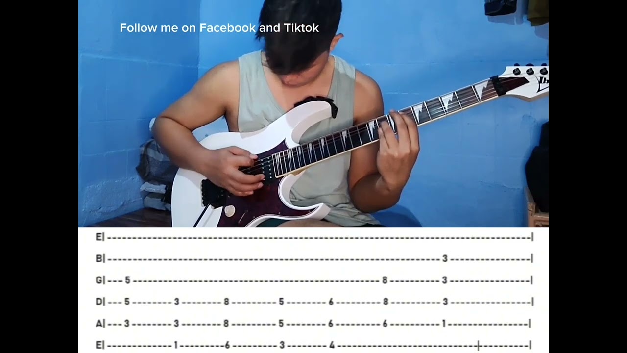 Inspector Mills solo cover (GUITAR COVER) with tabs