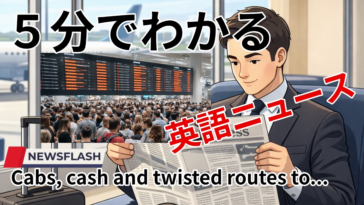 【5分解説】ニュース英語Cabs, cash and twisted routes の意味