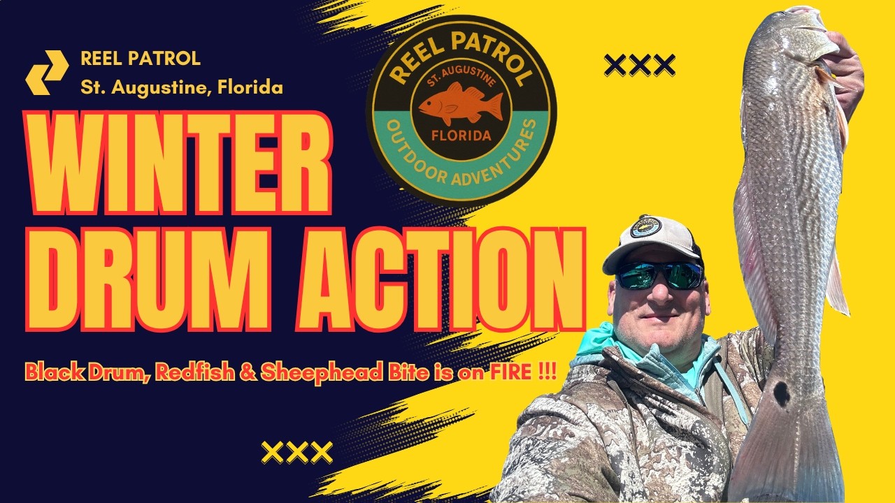 Florida Inshore Fishing – Redfish, Black DRum & Sheepshead in St. Augustine