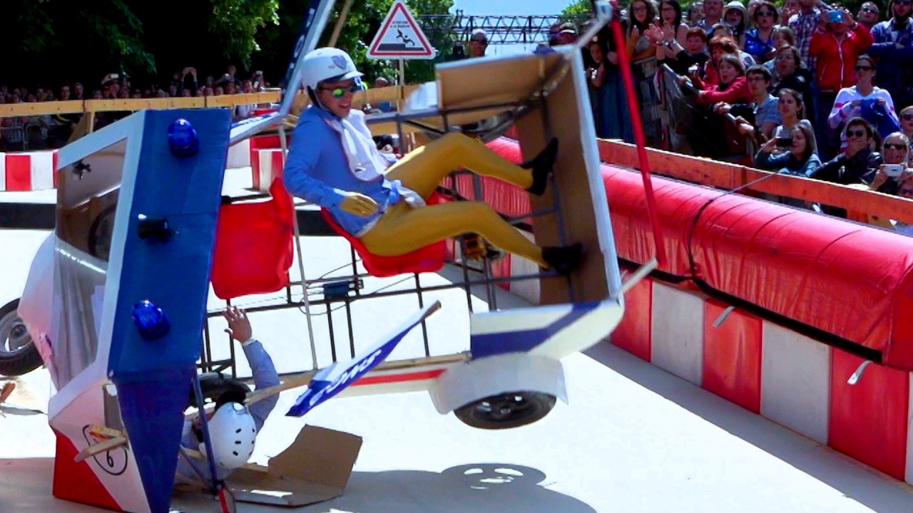 Greatest Moments Red Bull Soapbox Race: Paris #soapboxrace #CaissesàSavon