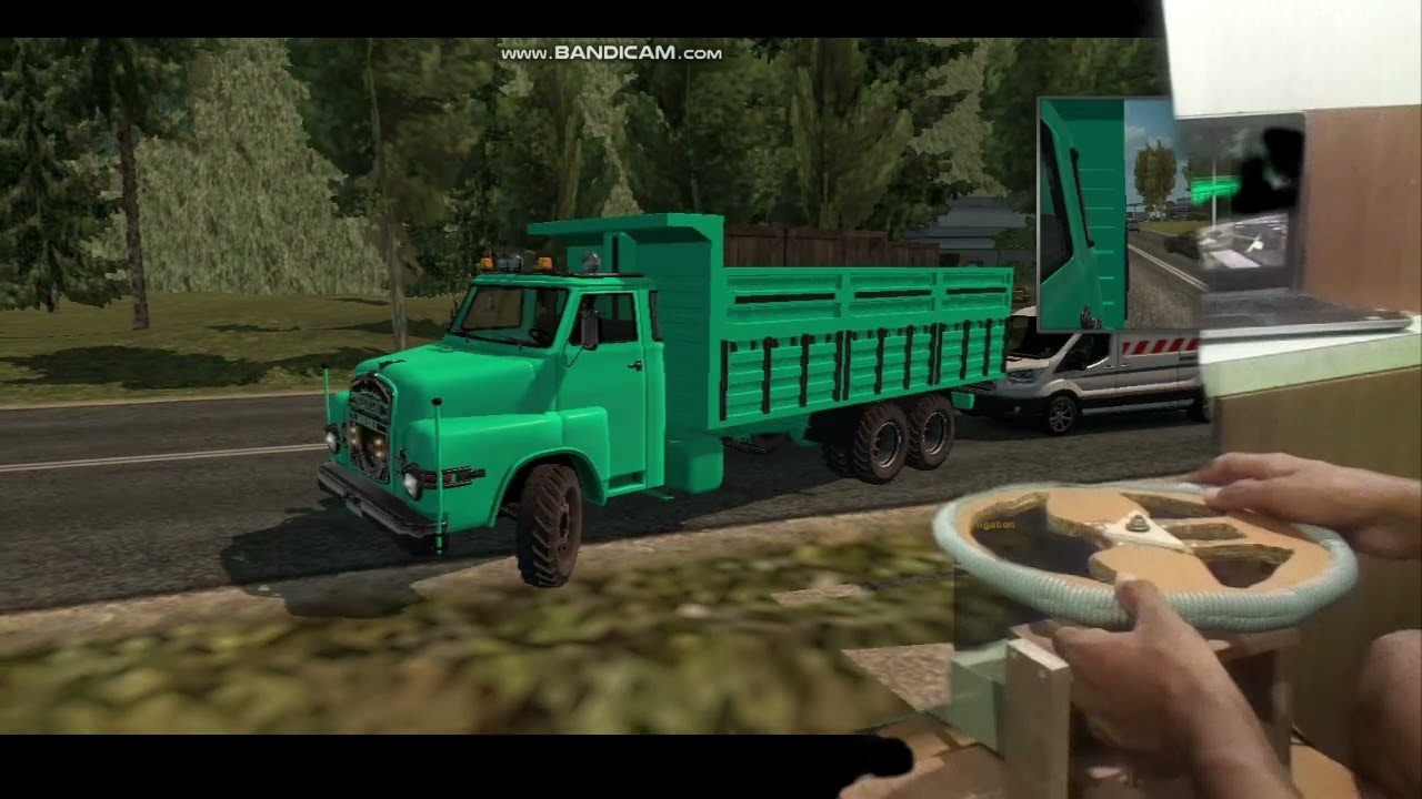 [ETS 2 1.31] MAN 520 HN with Trailer | Homemade Unojoy Steering wheel (900 degree) Realistic drive