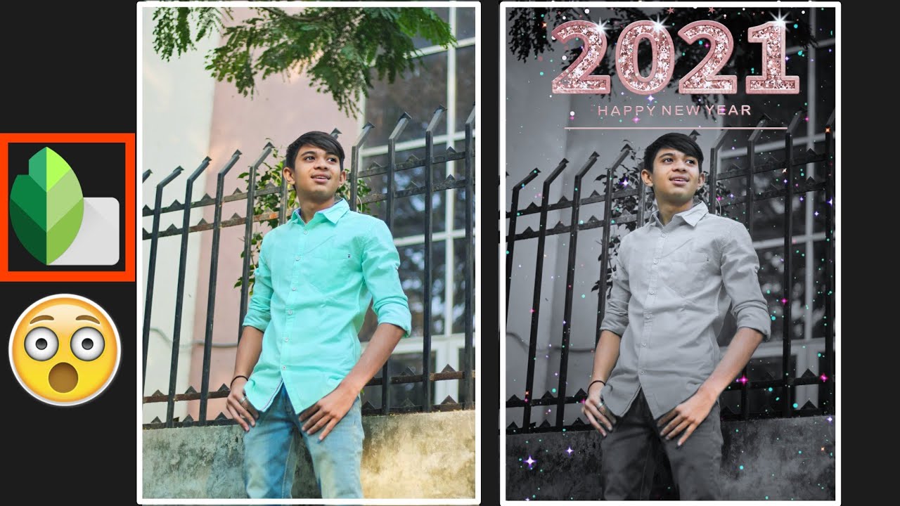 Snapseed Happy New Year 2021 photo editing | Happy New Year Photo Editing 2021 | New Year Editing
