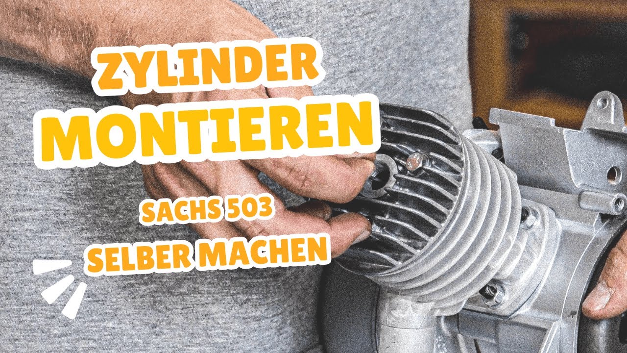 Sachs Motorblock Zylinderkit Montage⚙️ (503 Motor Teil 6)