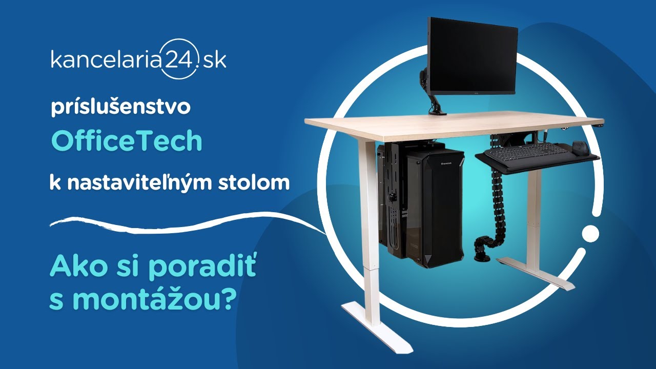 kancelaria24.sk | Príslušenstvo pro stoly OfficeTech: Ako si poradiť s montážou?