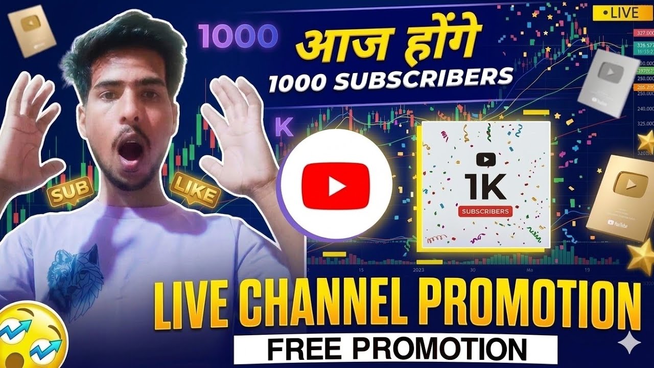 Free promotion 1k subscribers 15 mit ke liye aya hu jaldi aajao bhai log is live!