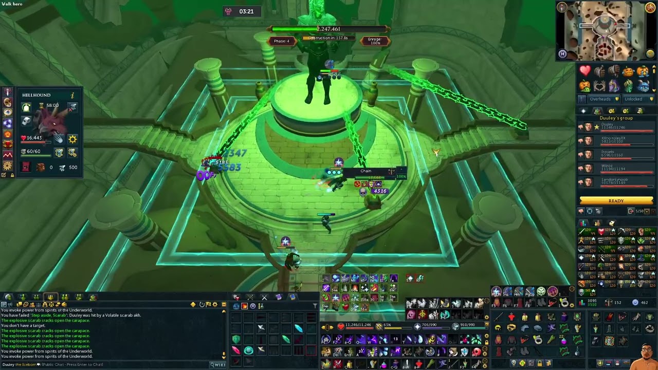 Rs3 5man Amascut BOSSING