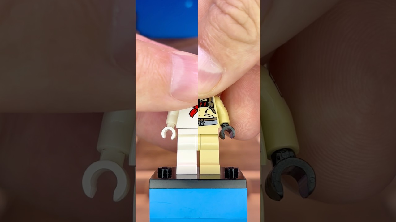 LEGO Stay Puft vs. Peter Venkman: Crossing the Streams!