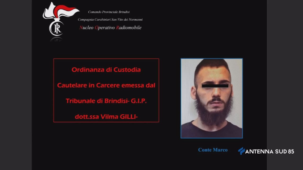07 Agosto 2021   Carovigno BR   Arrestato rapinatore fronteggiato dalla cassiera