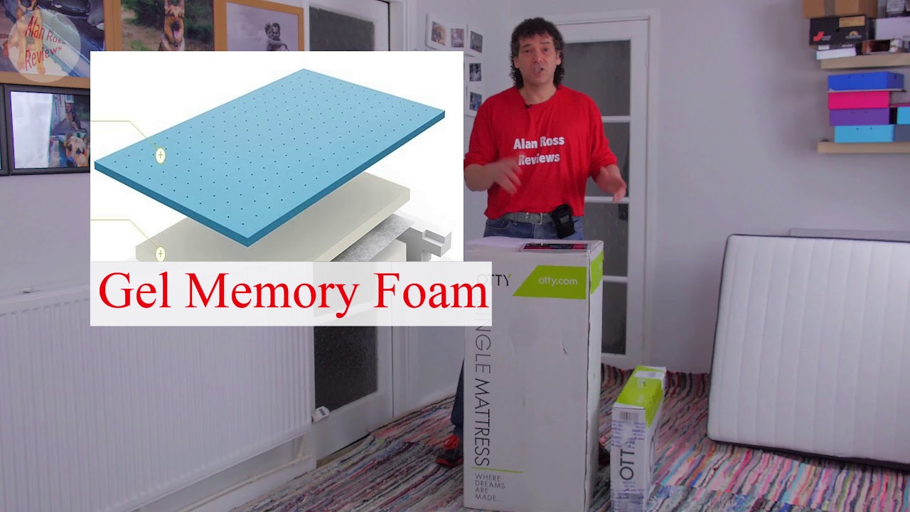 Otty Gel Memory Foam Mattress Unboxing and massive overview 2018 - uk foam mattress