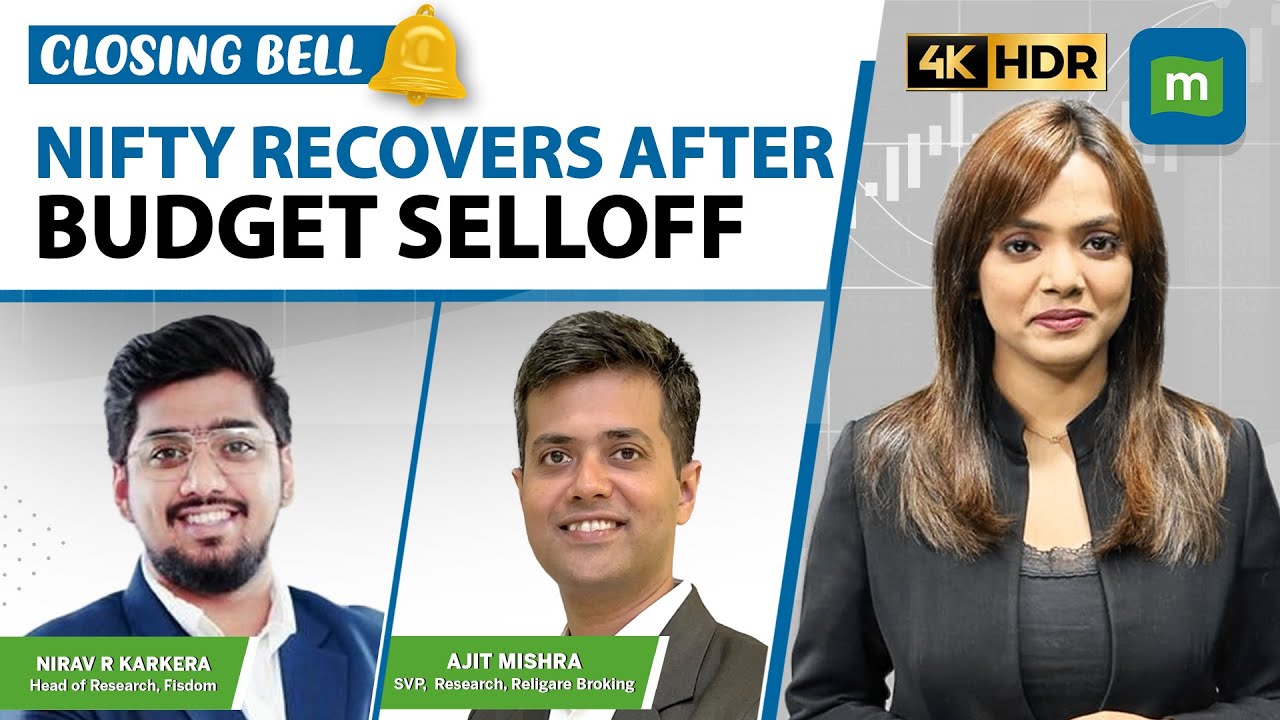 Live: Nifty moves closer to 25,000 after Budget day selloff | Closing Bell