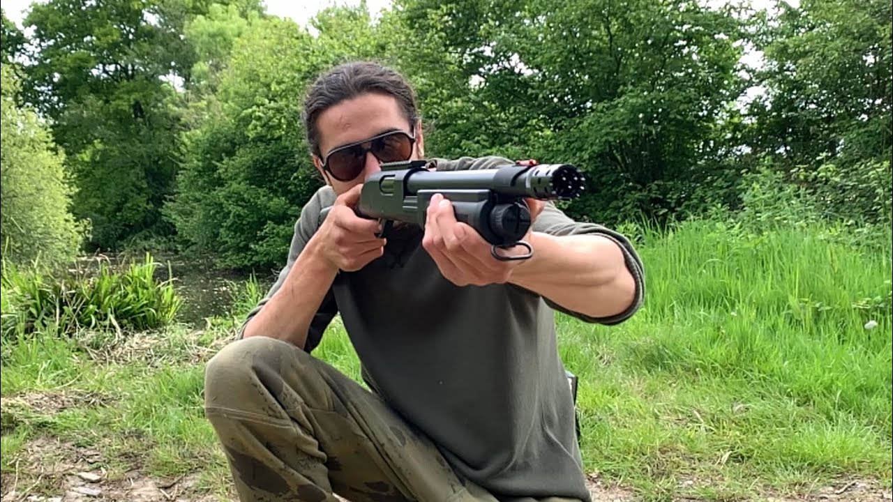 CYMA CM.356 Unboxing And Shooting Test, Airsoft Tri-shot Shotgun