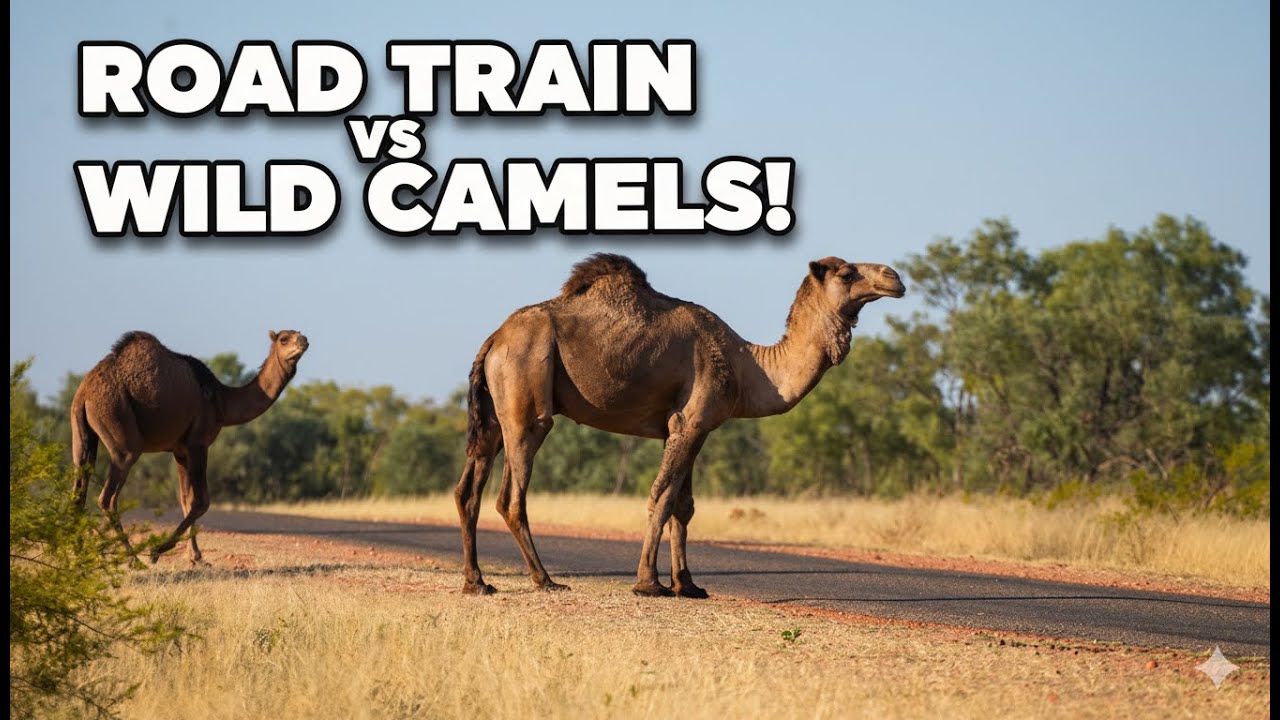Incredible Outback Wildlife: Camels, Eagles & A Road Train Close Call!