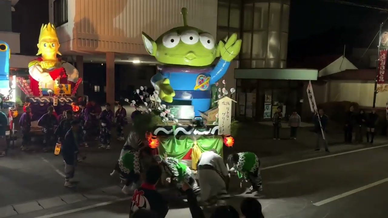 針道のあばれ山車  2024  解散式