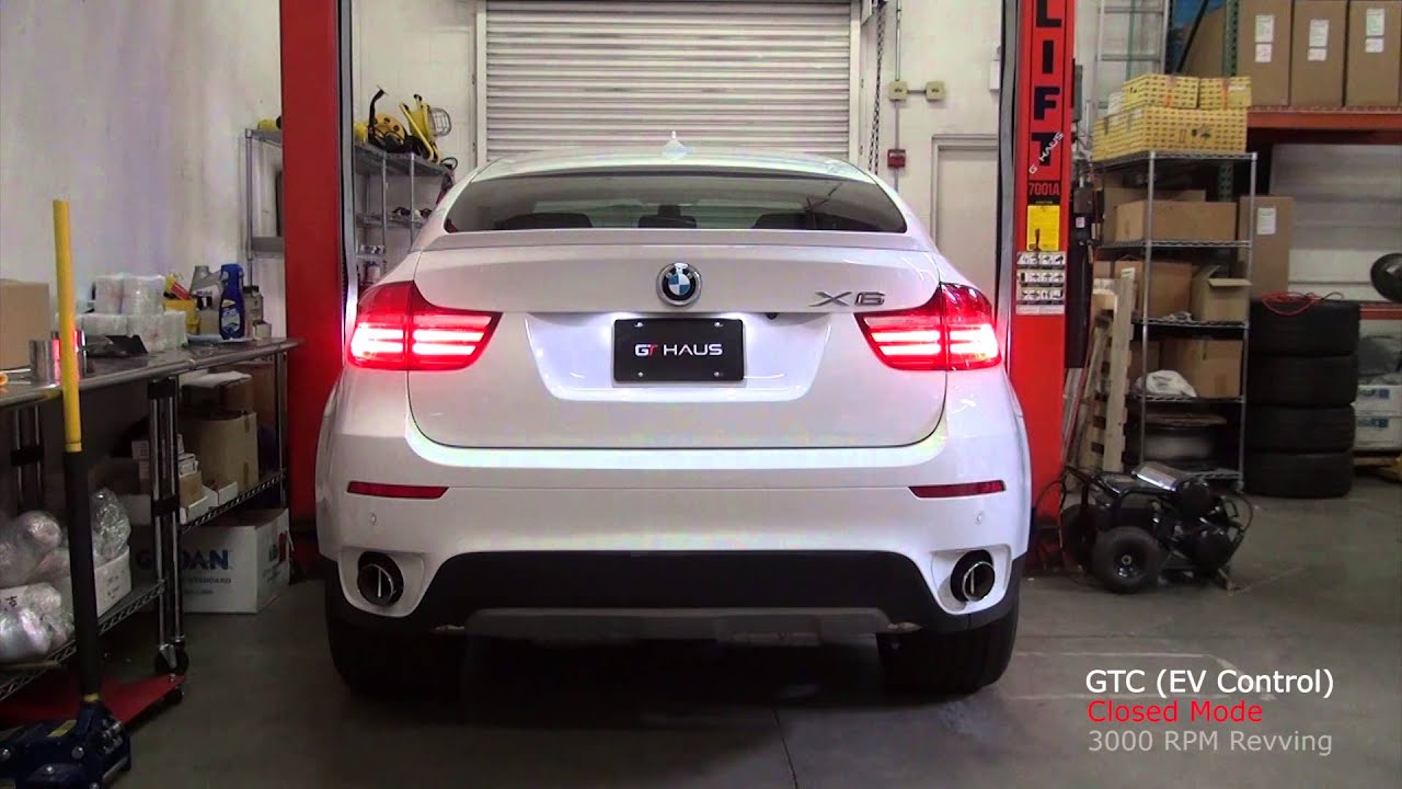BMW E71 X6 3.5i N55 (Meisterschaft GTC Exhaust Installed 2x102mm Round)
