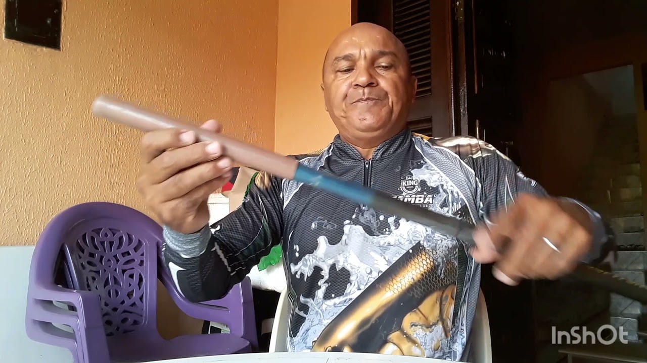 Vara telescópica quebrou