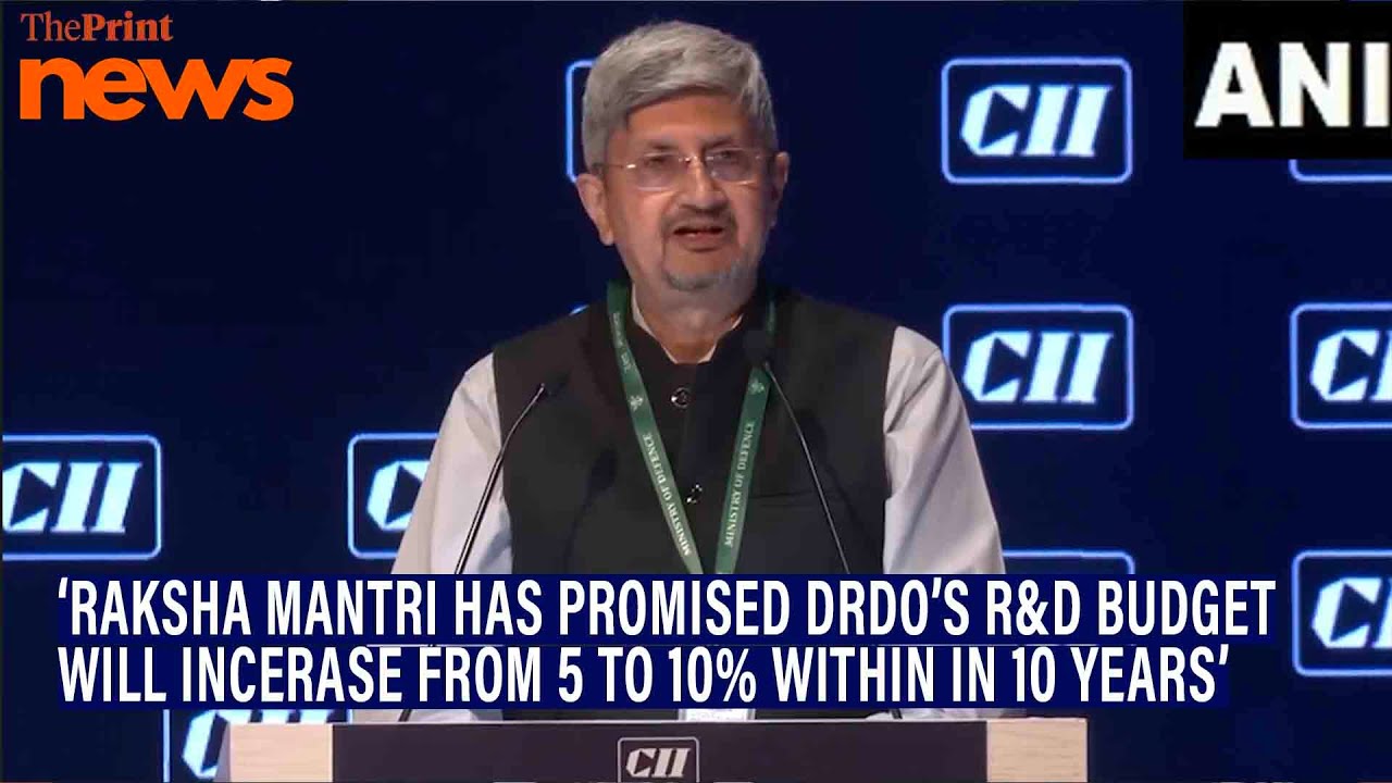 &lsquo;Raksha Mantri has promised DRDO&rsquo;s R&D budget  will incerase from 5 to 10% within in 10 years&rsquo;