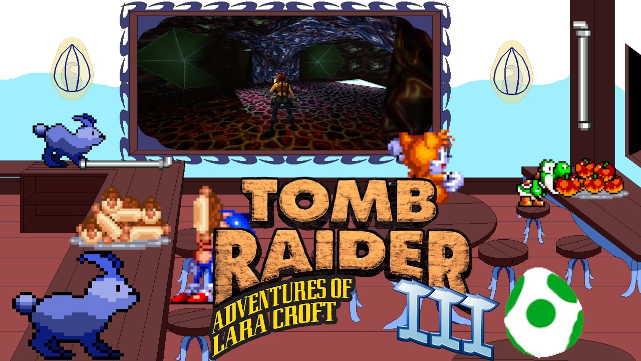 There is just something eerie about all of this - Tomb Raider 3