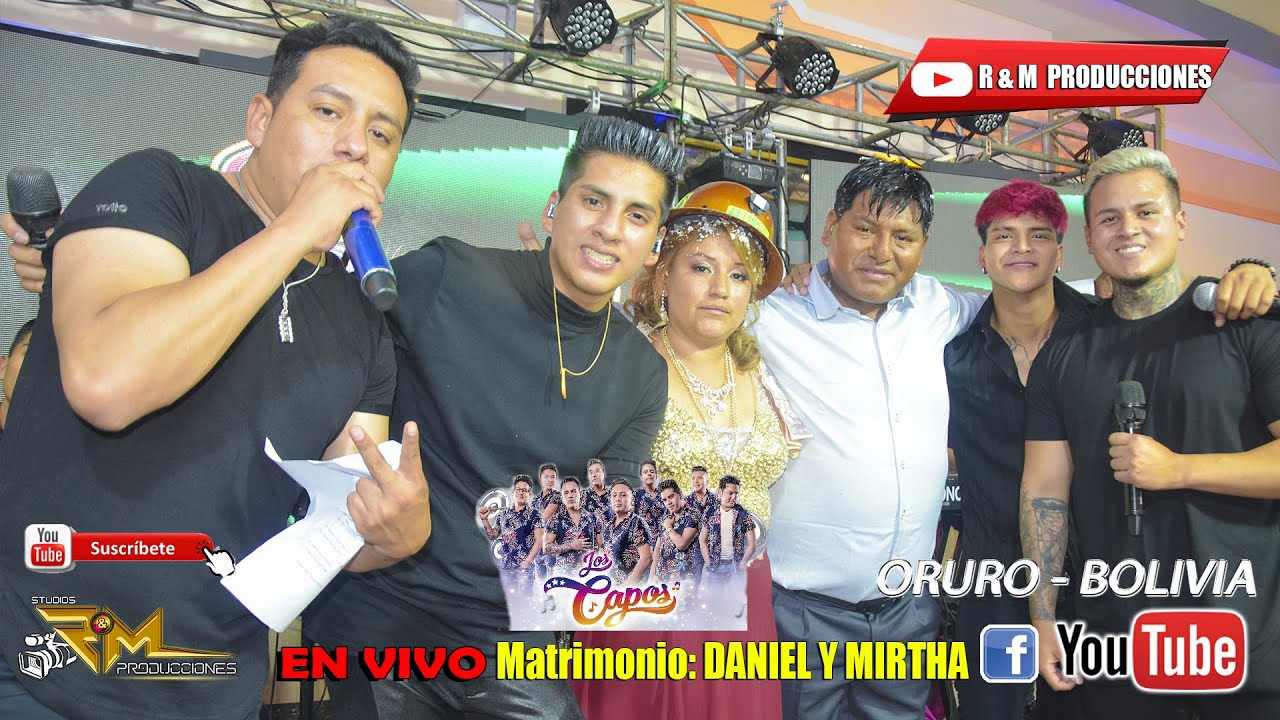 LOS CAPOS 2022 - EN VIVO🥳🥳 Matrimonio: DANIEL Y MIRTHA 🥳🥳❤️ Local: PARAISO TROPICAL ❤️SHOW COMPLETO