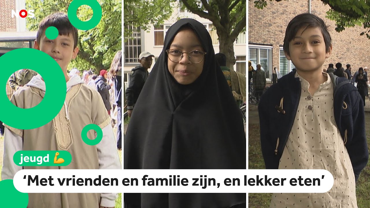 Kinderen vieren het Offerfeest