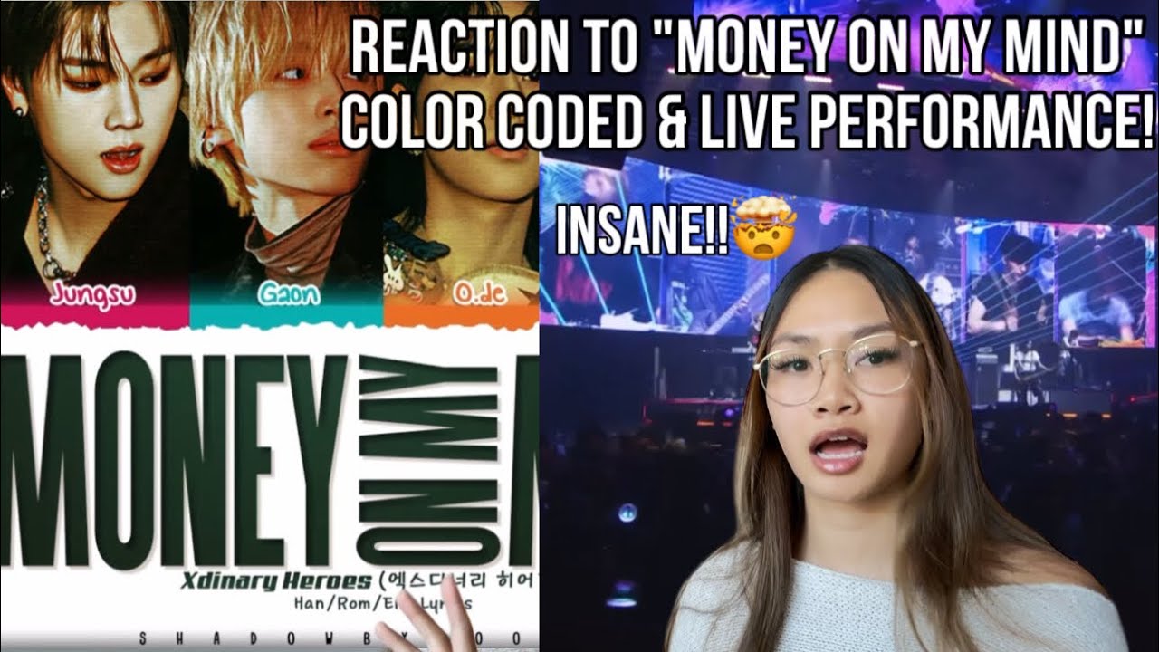 THEY’RE CRAZY!! Xdinary Heroes “Money on my Mind” color coded & concert reaction!!