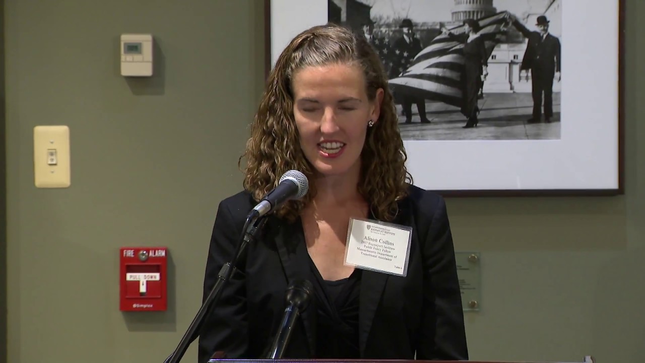 Alison Collins (2017 Rappaport Institute Fellow)