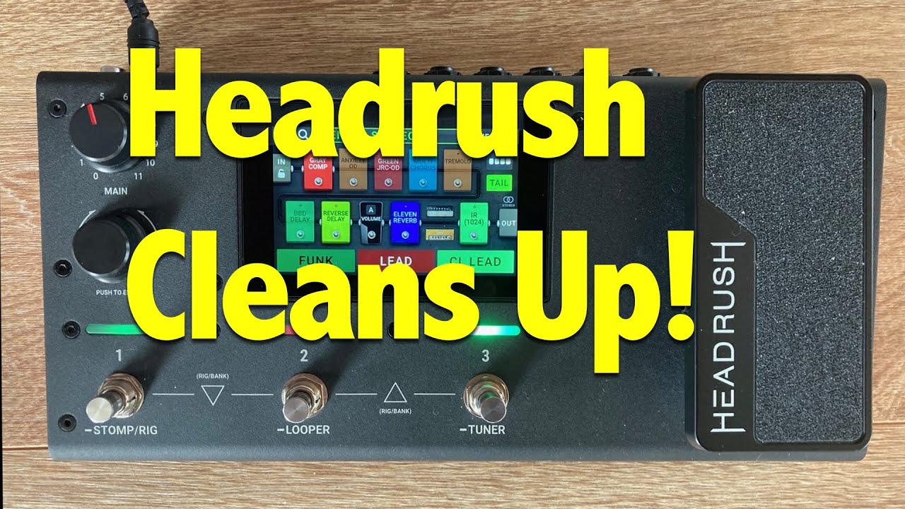 Fender Clean in Headrush MX5, Pedalboard, Gigboard