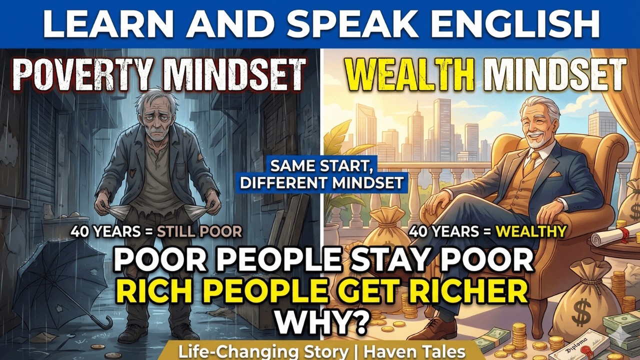 Why Poor People Stay Poor and Rich People Get Richer | Learn English | Haven Tales