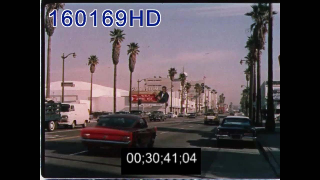 Los Angeles 1960s stock footage