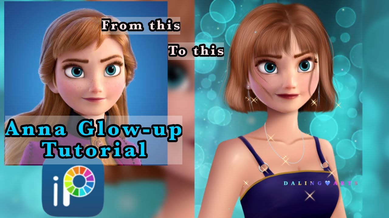 ANNA Glowup on ibispaintx || tutorial