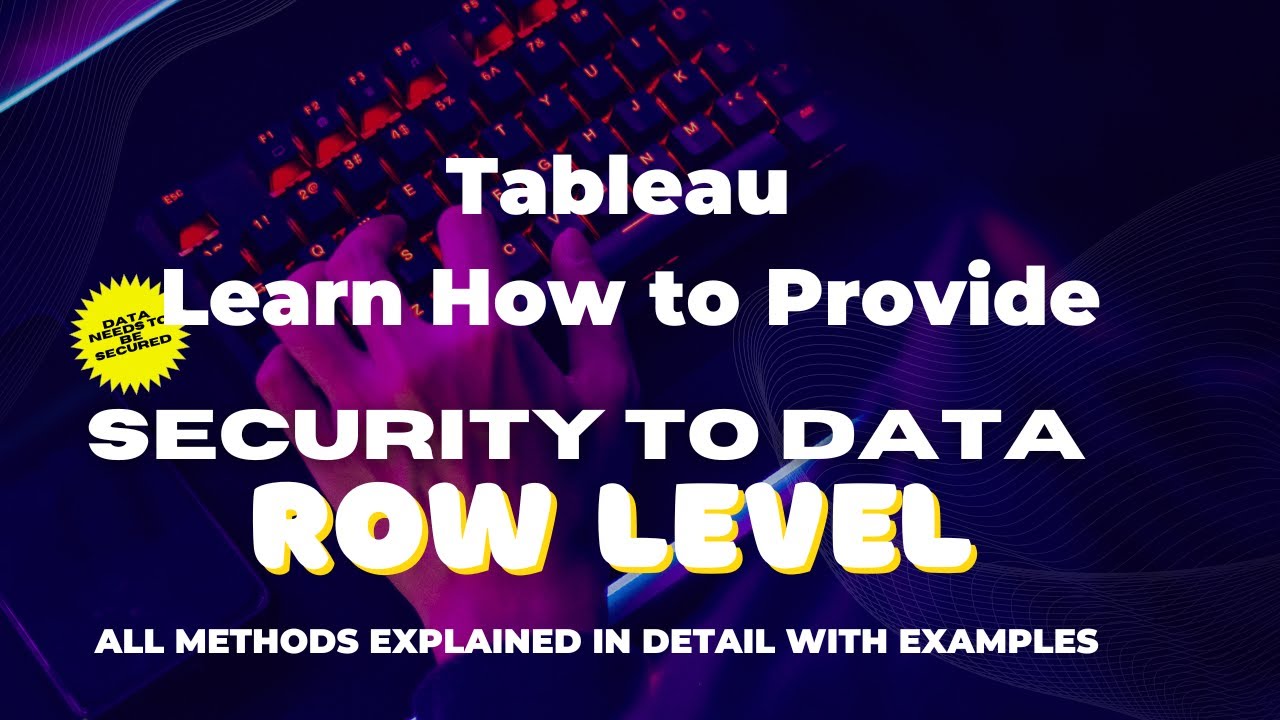 Data Science | Data Analyst| How to provide Row Level Security to your data | Must watch