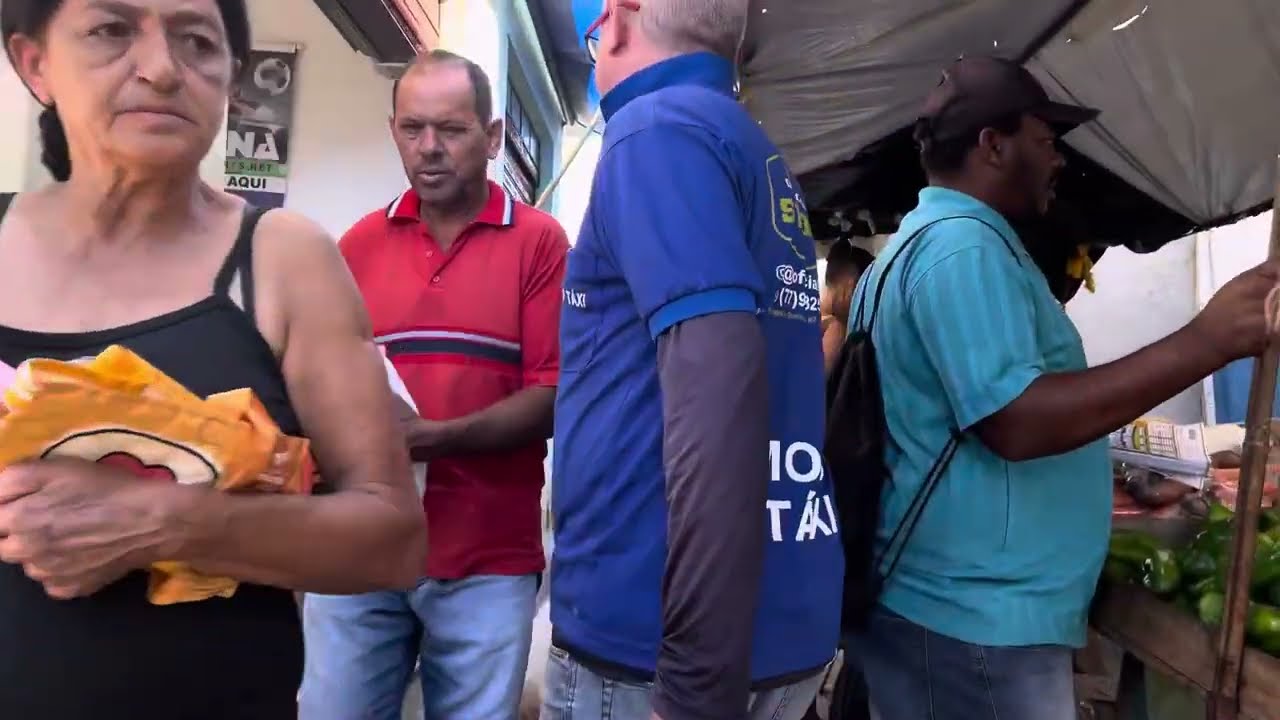 Feira livre em Brumado Bahia