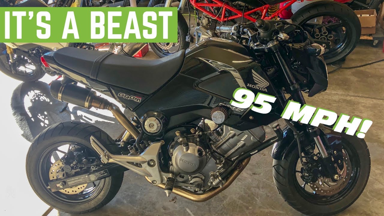 Каково это — ездить на Honda GROM с двигателем объемом 300 куб. см?