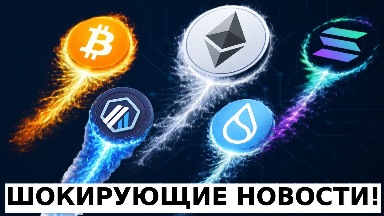 ШОКИРУЮЩИЕ НОВОСТИ КОТОРЫЕ ВАС УДИВЯТ! ОБЗОР BTC, ETH, SOL, ARB, ATOM, SUI!