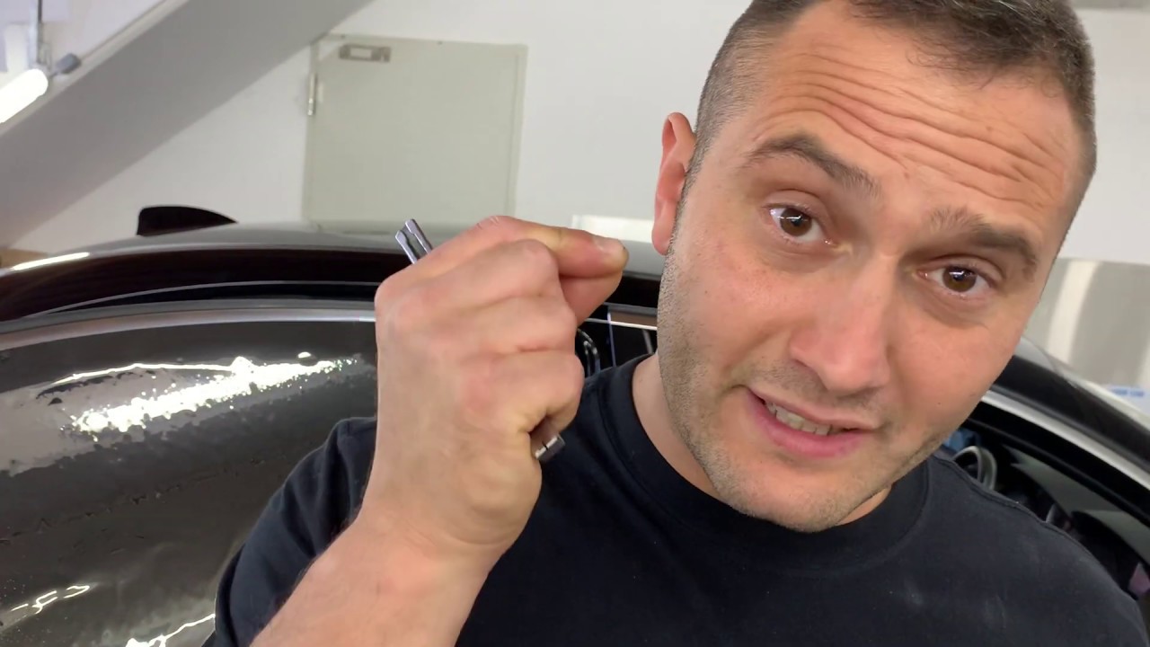 infeenio (Tutorial)Scheibentönen mit System zuschneiden der Türfenster 5er BMW Limo