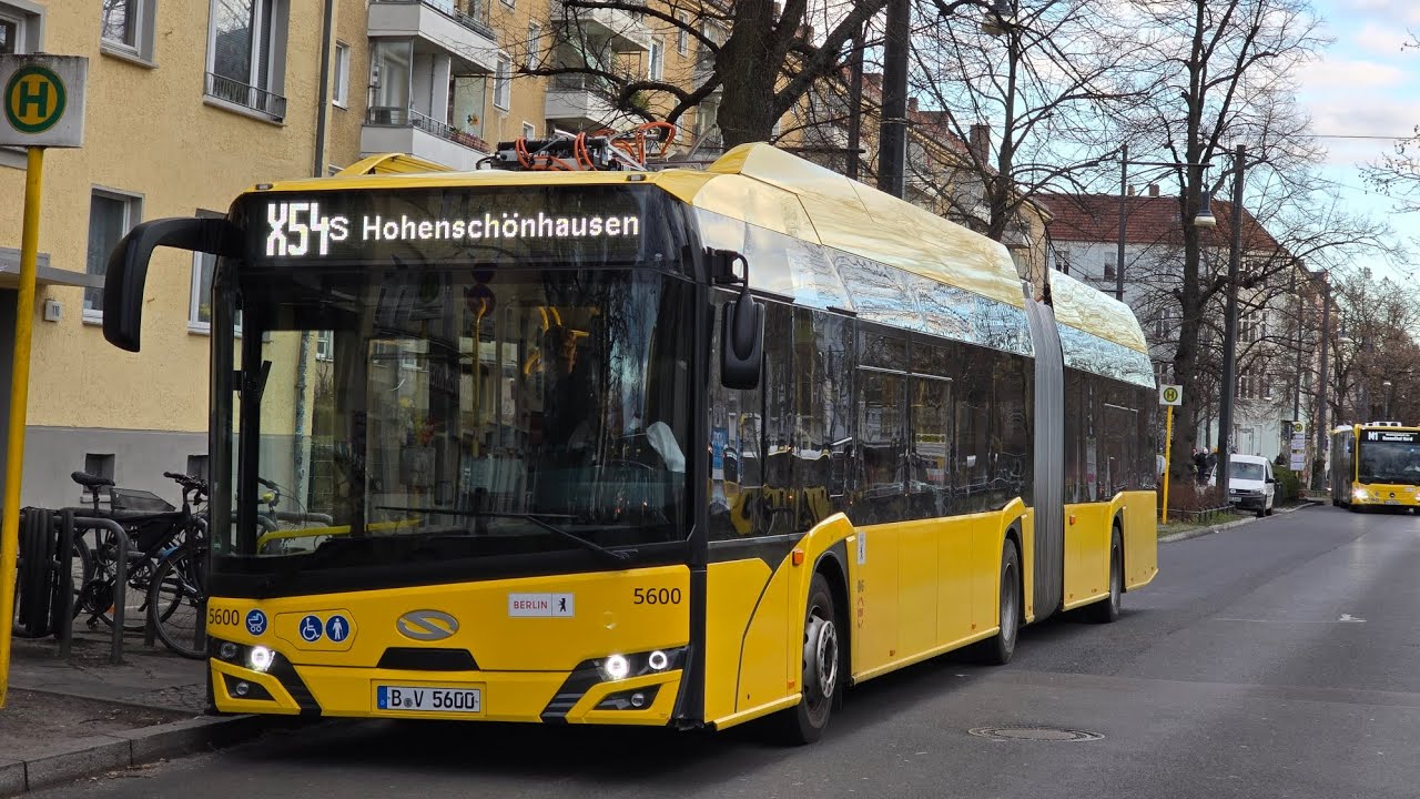 Berlin Bus|Aussetzermitfahrt #46 auf dem X54 von S+U Pankow/Granitzstraße bis S Hohenschönhausen
