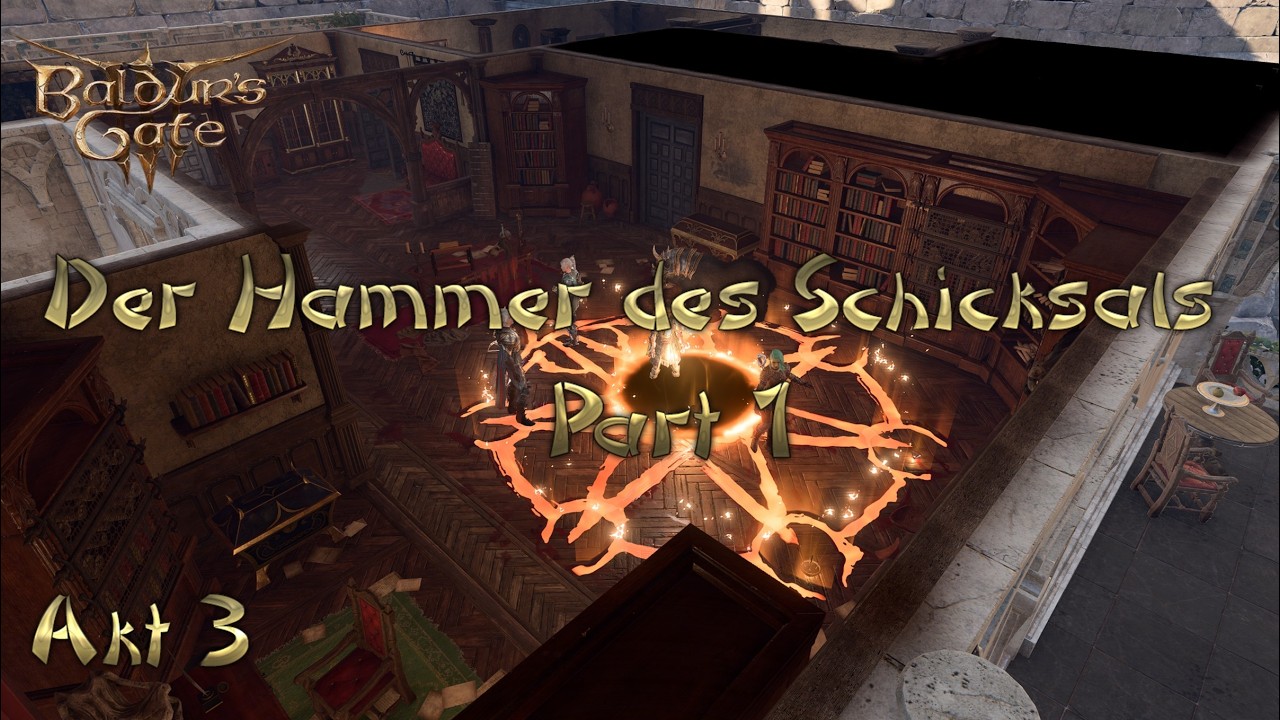 Baldur’s Gate 3 Deutsch Let’s Play | Der Hammer des Schicksals Part 1 – Akt 3 #046  | Live