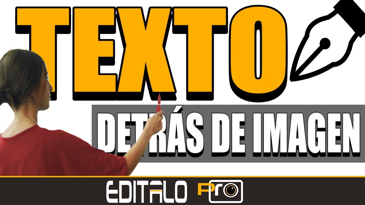 ✒️ MÁSCARAS en PREMIERE | TEXTO detrás de una IMAGEN