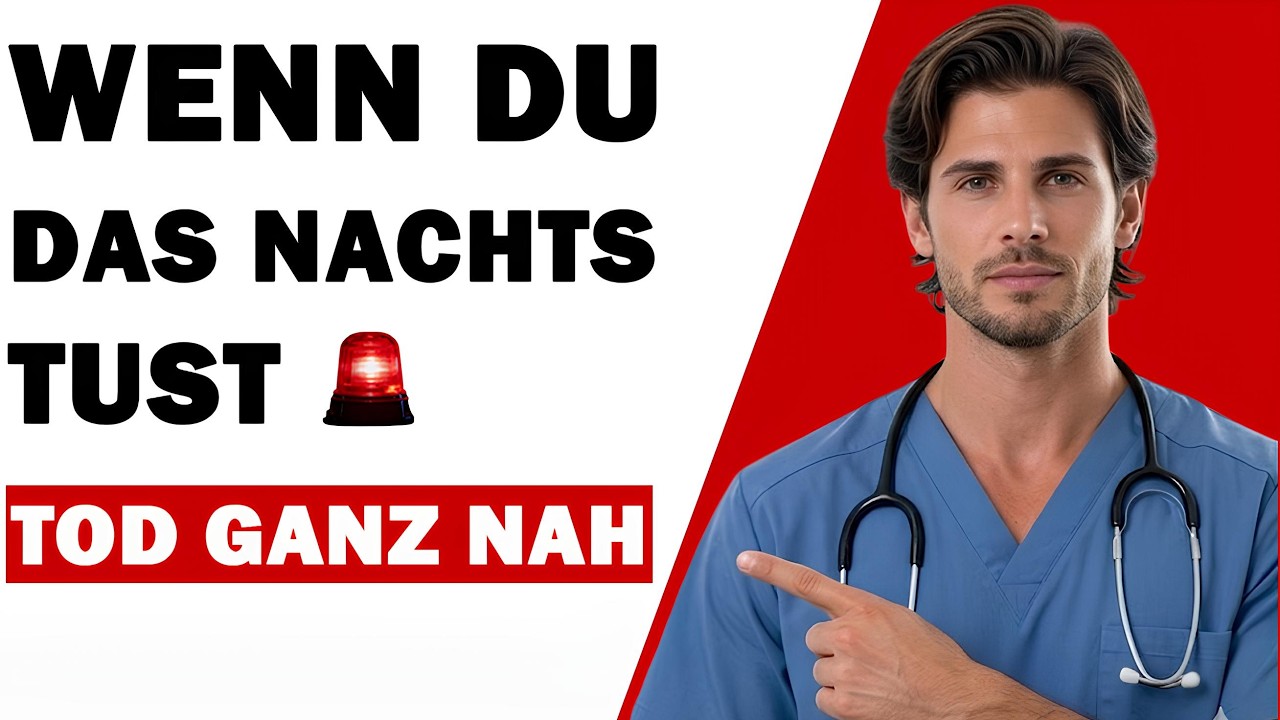 Er starb im Schlaf wegen dieses Fehlers! Bitte tu das nicht – Herzinfarkt und Schlaganfall drohen!