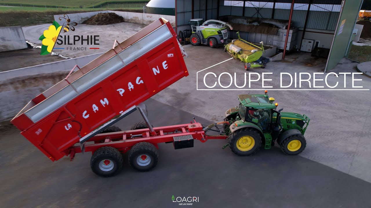 🍀🌽ENSILAGE à la MÉTHANISATION en COUPE DIRECTE + 50 SANGLIERS ! 🐗