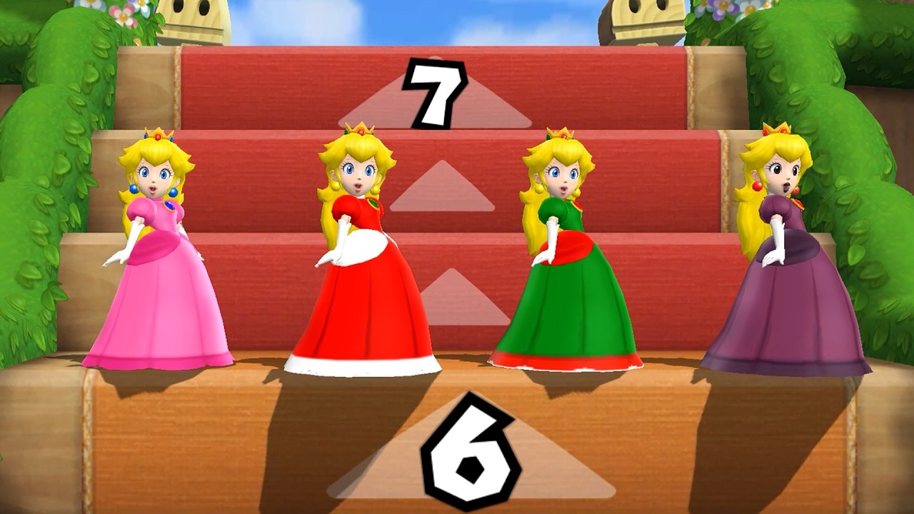 Mario Party 9 Princess Peach Army Takes Over Step It Up! (Master CPU)