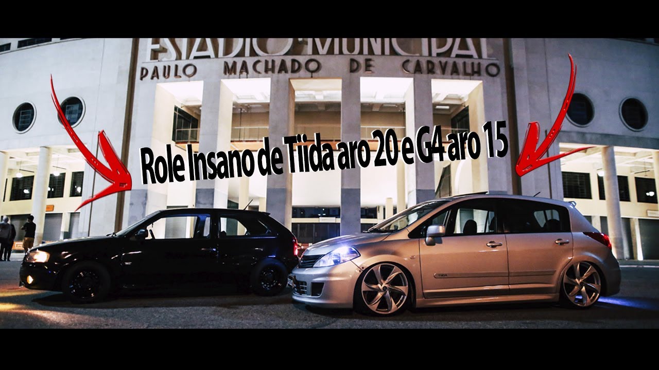 Nissan Tiida e Gol G4 + Role insano em Sampa
